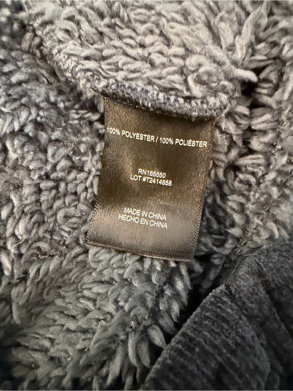 32 degrees heat Women's Plush Button-Front Jacket - slate blue - Picture 4 of 8